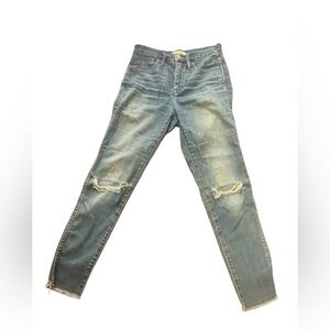 Madewell Distressed 10” Roadtripper Jeans